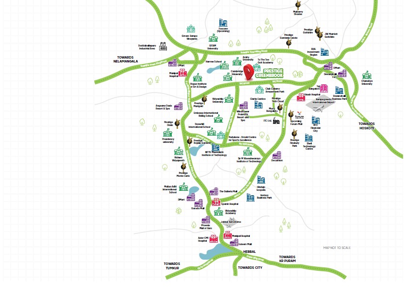 Featured Image of Prestige Greenbrook Location Map